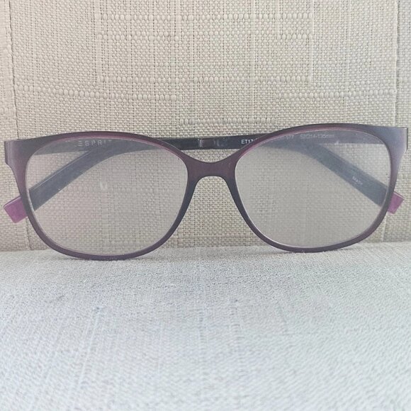 Esprit Women Eyeglasses Frame Burgundy Tone ET17455 52[]14 135 Eye Wear Glasses - Picture 3 of 12